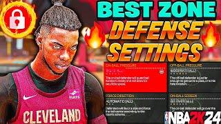 NBA 2K24 BEST ZONE DEFENSIVE SETTINGS! RUN 2-3 ZONE AND 3-2 ZONE DEFENSE! FULL BREAKDOWN