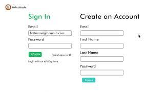 1. This is How to sign in into Odoo Print Module