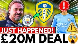 LAST-MINUTE BOMBSHELL! MANCHESTER CITY STAR HEADING TO LEEDS! FANS IN SHOCK! LEEDS NEWS TODAY!