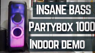 JBL PartyBox 1000 REVIEW & Sound Demo (Indoor)