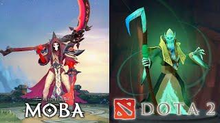 AutoChess Moba vs Dota 2 Hero Comparison