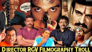 Director Ram Gopal Varma (RGV) Telugu Filmography Troll