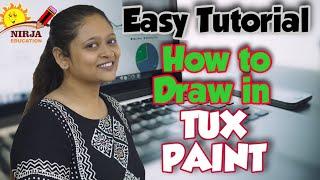 how to use tux paint - how to use tux paint - easy and funny software for kids to paint