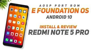E Foundation OS Rom For Redmi Note 5 Pro | Android 10 | Install & Full Review
