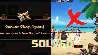 Secret Shop Doesn't Appear? | Ultimate Ninja : Ninja King Tips