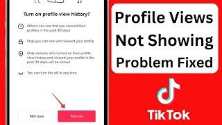 TikTok Profile View Option Not Showing | How to Turn On Profile Views on TikTok 2023