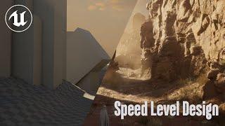 Speed Level Design UE5 - Desert Timelapse