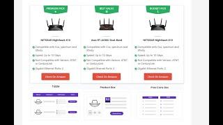 Create WordPress & Blogger Comparison Tables & Product Boxes with Affiliatable