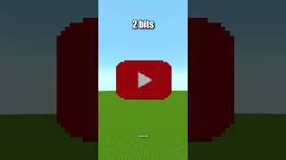 Minecraft YouTube 64 bits 32 bits 16 bits 8 bits 4 bits 2 bits 1 bit