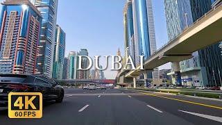  Dubai Driving Tour Downtown to Al Majaz - Hear City & Vehicle Sounds in 4K 60 FPS