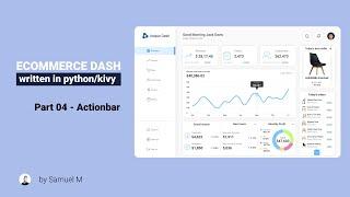 How To create An ECommerce Dashboard UI(Part 04) - Python/Kivy