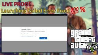 How to Fix Launch Failed Error Code LS- | Fixed Launch Error in Gta 5