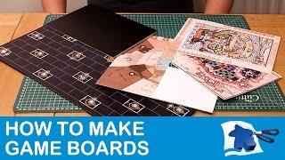 How to Make Game Boards - Dining Table Print and Play