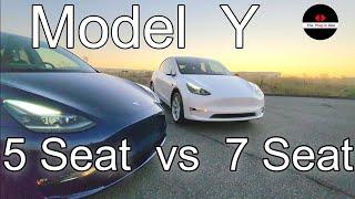 TESLA MODEL Y - 5 Seat vs 7 Seat Comparison