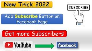 Add Youtube Subscribe Button on Facebook Page