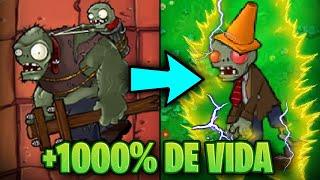 ¿Es posible terminar PVZ pero todos los ZOMBIES tienen x10 veces mas VIDA?