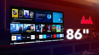 A GIGANTE DE 86 POLEGADAS | TV 4K LG UP8050 | Review Completo