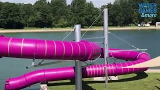 Waterglijbaan Watergames & More Challenger Maarsseveense Plassen met Daglichteffecten