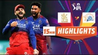 RCB vs CSK highlights 2024