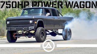 750HP Hellcat Powered Dodge Power Wagon Full Custom Build