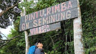 Pendakian Gunung Seminung via Kota Batu ( diterpah badai dan kejadian aneh )️