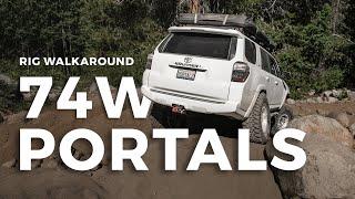 $100K 4Runner! 74Weld Portal Axle Build Walkaround