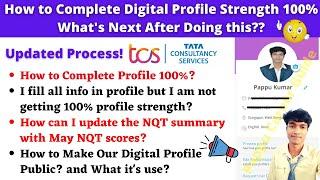 TCS NQT 2021 How to Update Digital Profile Strength 100% in TCS iON |Apply Jobs Using TCS NQT Score