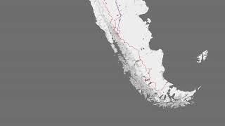 Animated road trip map Argentina, Andes and Patagonia Final Version