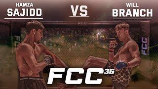 KO OF THE NIGHT Hamza Sajjid  vs Will Branch | Amateur Bantamweight bout | FCC 36