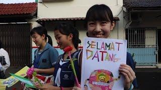 Anak sekolah Jepang datang ke indonesia #Vloglobalsmile #Part1