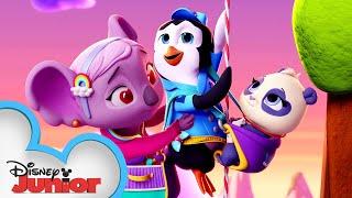 Delivering Precious the Panda!  | National Panda Bear Day | T.O.T.S. | Disney Junior