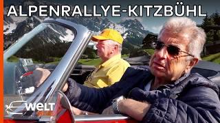 KITZBÜHELER ALPENRALLYE: 160 Oldtimer auf spektakulären Alpenstraßen; exklusive Klassiker im Gebirge