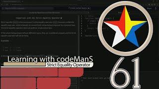 JavaScript Basic 61: Comparison with the Strict Equality Operator | FreeCodeCamp