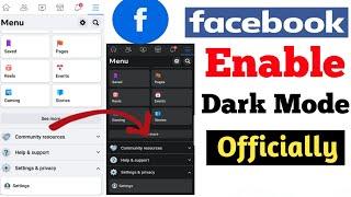 How to Enable Dark Mode in Facebook Account in 2022. How to get Dark mode in Facebook Officially.