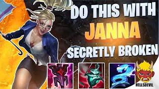 WILD RIFT | Janna is Secretly S++ Tier If You Do THIS! | Janna Gameplay | Guide & Build