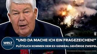 PUTIN'S WAR: "And that's where I put a question mark!" Suddenly the ex-general has serious doubts