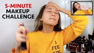 FIVE MINUTE MAKEUP CHALLENGE! | Dandan 5 Menit | Kezia Toemion