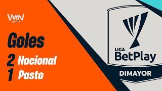 Nacional vs. Pasto (goles) | Liga BetPlay Dimayor 2024-2 | Cuadrangulares - Fecha 5