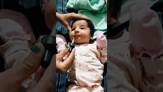 Baby Reaction When Eating Bitter Medicine  #maansanjit #youtubeshorts