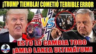 HASTA AQUÍ LLEGASTE C@8R0N‼️AMLO SE ENFRENTA A TRUMP; LLAMA A REBELIÓN ¡PAISANOS TOMAN CIUDAD D EUA!