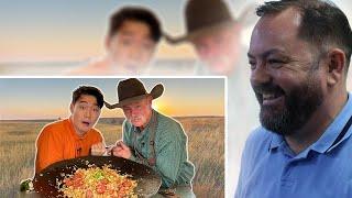 BRITS React to Uncle Roger Comes to the Wagon to Teach Me Egg Fried Rice