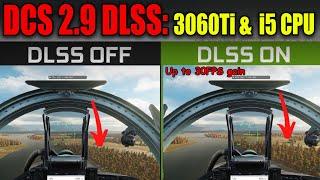  DCS World: DLSS on 3060Ti i5 Intel ( update 2.9 ) compared & explained how it works