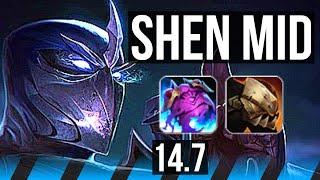 SHEN vs ORIANNA (MID) | Rank 2 Shen, 6/1/8 | EUW Challenger | 14.7
