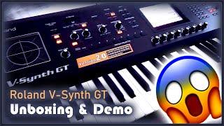 Roland V-Synth GT - Synth UNBOXING & DEMO  Deal of the year? VSYNTH