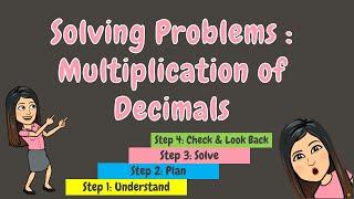 SOLVING PROBLEMS: MULTIPLICATION OF DECIMALS | GRADE 5