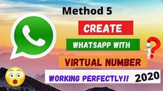 Free virtual number for whatsapp & create fake whatsapp account  2020| US number #5