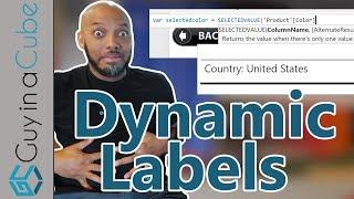 Dynamic labels in Power BI using DAX