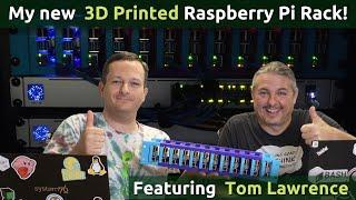 Tom Brought me a 3D Printed Raspberry Pi rack!