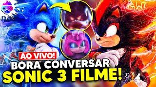 SONIC 3 O FILME É UM ESPETÁCULO! O Melhor Filme de 2024? Vamos conversar!Live Nerdbrothers