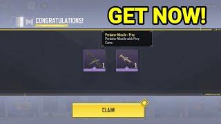 FIRST FREE EPIC PREDATOR MISSILE - PREY SKIN IN COD MOBILE